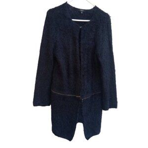 Cupio long open cardigan black sweater sz M